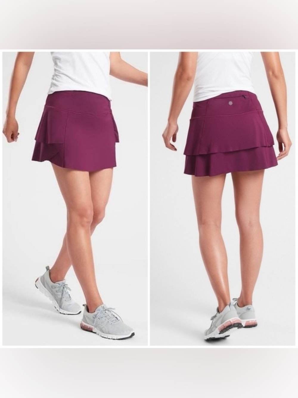 Athleta‎ Momentum High Rise Skirt/Skort-Beach Plum size xs